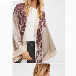 Free People sequin kimono